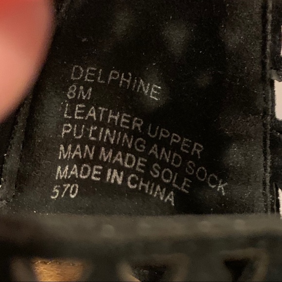 NIB Steve Madden Leather Gladiator Lace Up Heels - Picture 12 of 16